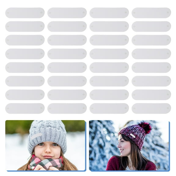 MEIBUTYUP 100Pcs White Apparel Tag Labels for Jeans Bags Hats DIY Decoration