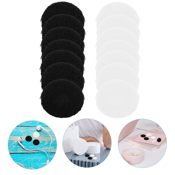 MEIBUTYUP Back to School 100pcs Earbuds Cover Replacement Earphone Tips Black Sponge For General Users
