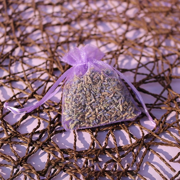 MEIBUTYUP 100pcs Small Lavender Sachet Bags Violet for Party Favor Decoration Wedding Supplies