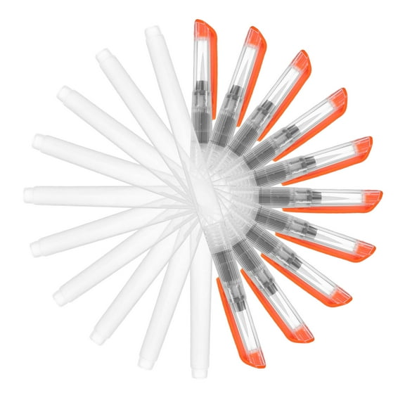 MEIBUTYUP 10-Pack Watercolor Brush Pens Set with White Plastic, , Refillable Design for Artists and Painting