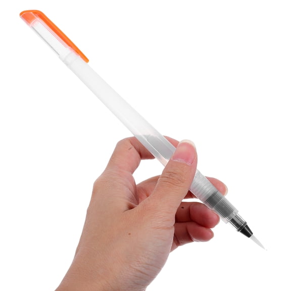 MEIBUTYUP 10-Pack Watercolor Brush Pens Set with White Plastic Handles, Refillable Design for Artists, Painting and Crafting