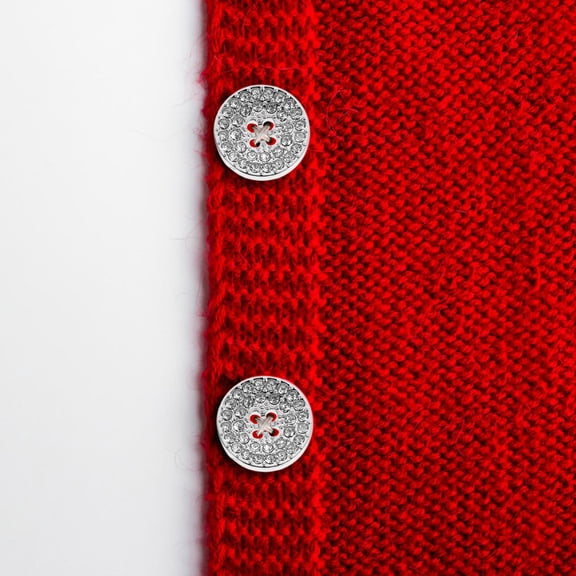 MEIBUTYUP 10Pcs Decorative Rhinestone Buttons for Womens Clothing Embellishments Wedding Dress Accessories