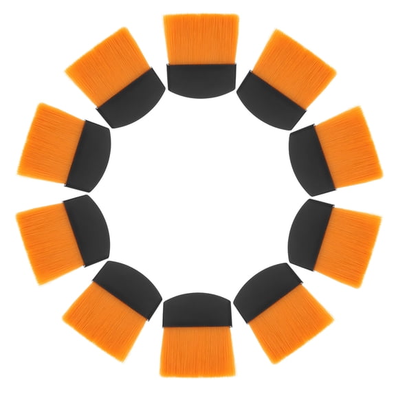 MEIBUTYUP 10-Piece Watercolor Brush Set with Premium Wood Handles and Soft Fiber Bristles for Household and Artistic Painting