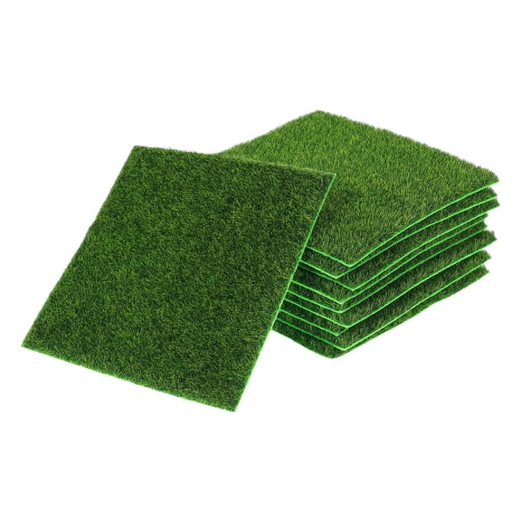 MEIBUTYUP Artificial Moss Wall Green Plastic for Indoor Decoration 10Pcs