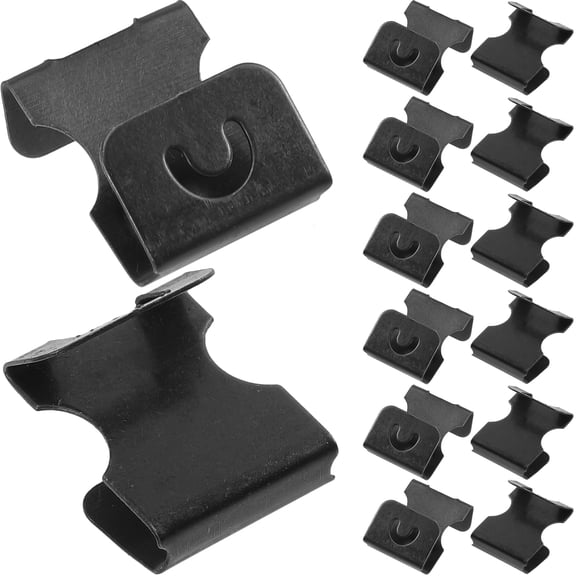 MEIBUTYUP 120-Pack Black Metal Picture Hangers with Frame Hooks for Wall Art, Photos, and Home Decoration