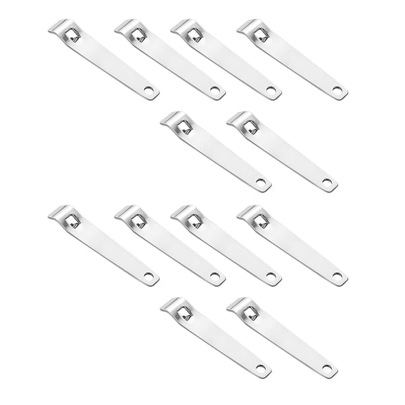 MEIBUTYUP 12Pcs Cap Opener Bottle Opener Silver Metal for Adults Holiday Parties and Gatherings