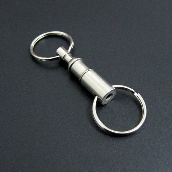 MEIBUTYUP 12Pcs Small Key Rings Metal Key Chains for Decoration and Giving