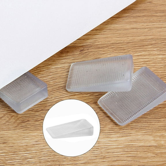 MEIBUTYUP 16Pcs Clear Floor Lifts PVC Furniture Wedges Stops Hold Furniture Securely