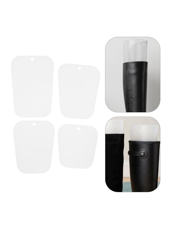 Tall Boot Shaper Insert - White Plastic Support for Home, Prevents Creasing 16Pcs