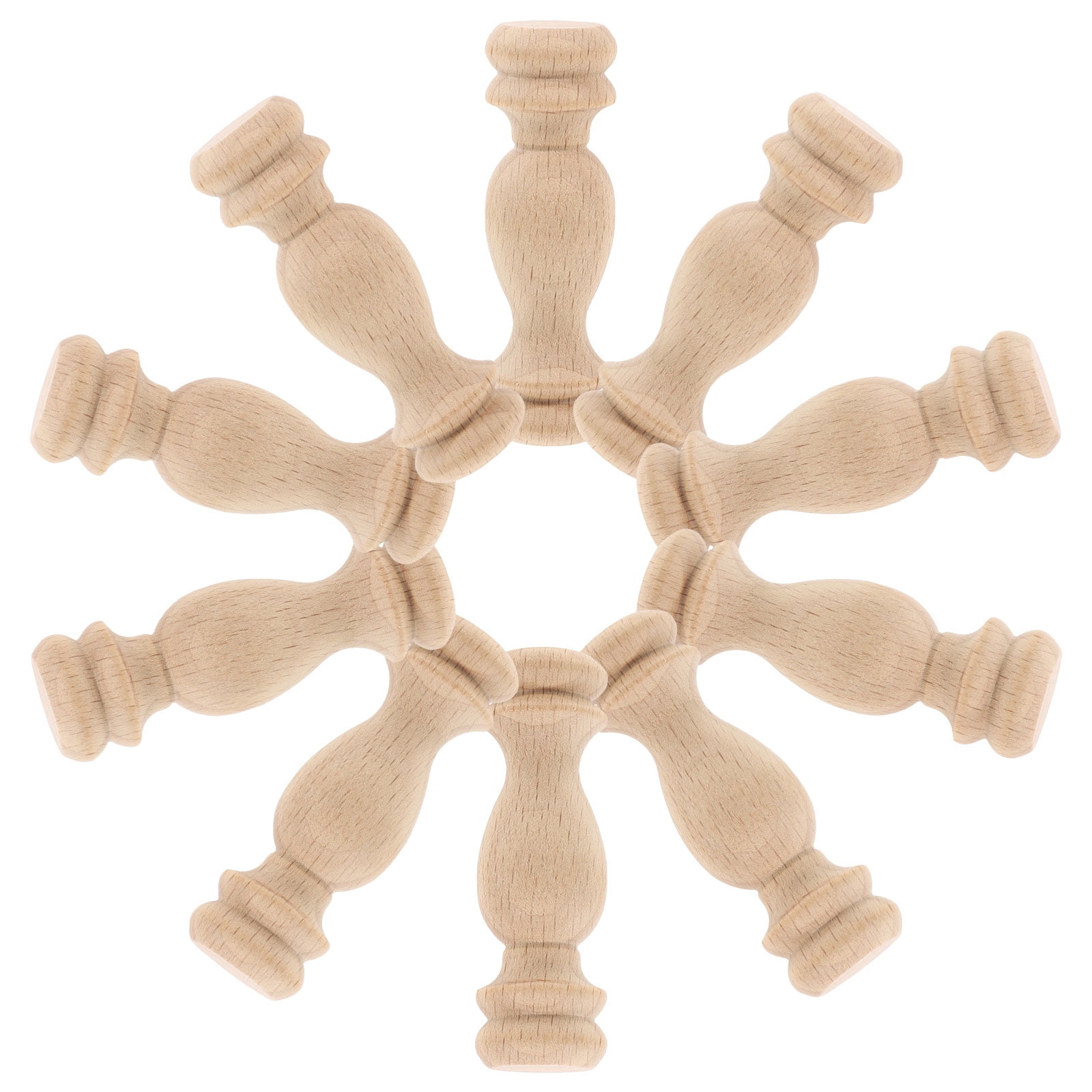 Coloum Rome MEIBUTYUP 18pcs Unfinished Wooden Roman Column Pillars Vintage Bridge ...