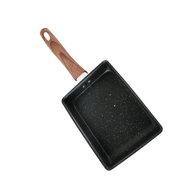MEIBUTYUP Non-Stick Square Tamagoyaki Pan with Handle, 1Pc Frying Pan for Cooking Eggs, Vegetables, and More