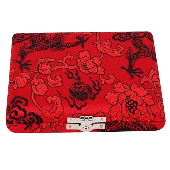 MEIBUTYUP Red Oboe Reed Case with Clamp Design, Practical Single Reed Carrying Box for Oboe Players