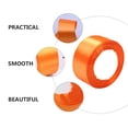 thumbnail image 1 of MEIBUTYUP 1Pack Ribbons for Crafts Orange Satin for Wedding Decoration, 1 of 8