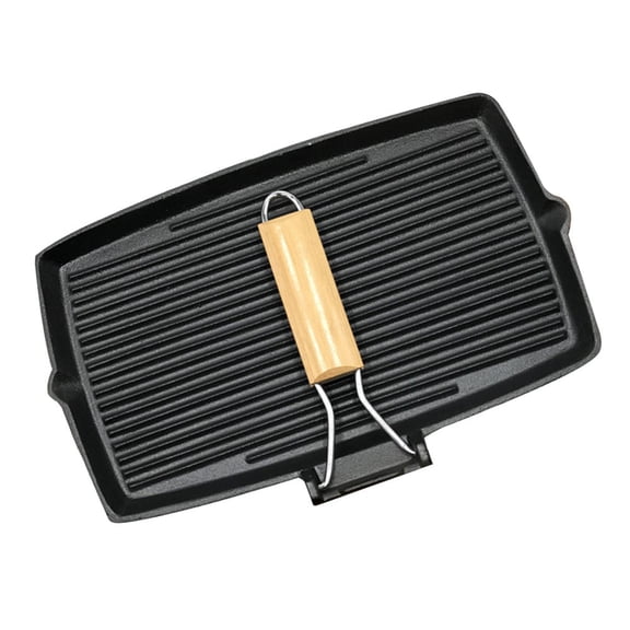 MEIBUTYUP Cast Iron Frying Pan, Non-Stick Black, Easy Storage, Perfect for Kitchen Cooking