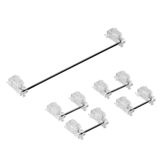 MEIBUTYUP Mechanical Keyboard Stabilizer Set for 6.25u and 2U Satellite Keys Mounted