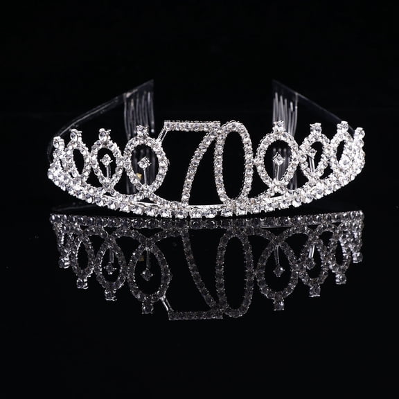 MEIBUTYUP 1Set Simple Crown Decorative Hair Accessories for Birthday Celebrations for Girls