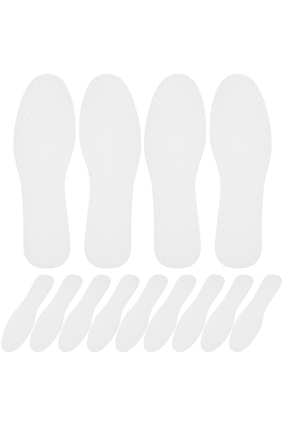 20Pairs Replaceable Shoe Insoles for Shoes White Breathable Absorbent Liners
