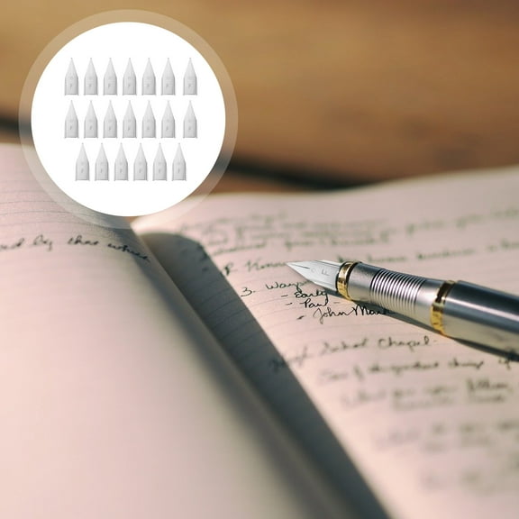 MEIBUTYUP 20Pcs Fountain Pen Replacement Nibs Tips for Smooth Comfortable and Writing