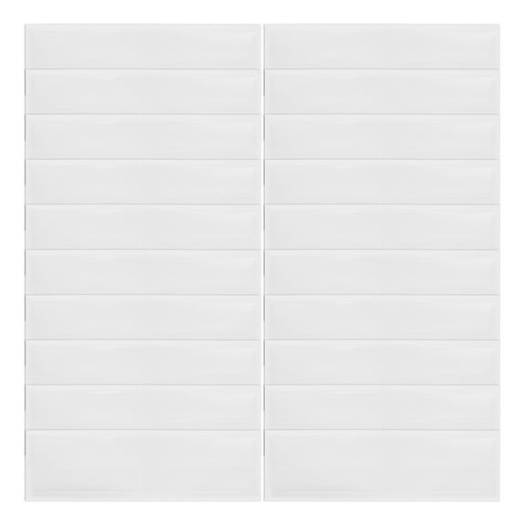 MEIBUTYUP 20-Pack Transparent Plastic File Label Sleeves with Adhesive, Document Holder for Desk Filing and Organization