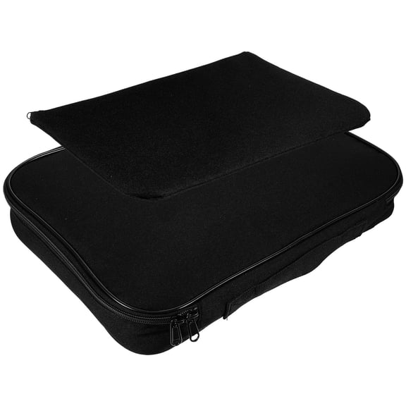 MEIBUTYUP 2-Pack Black Travel Organizer Wallet with Lock, Secure Document Holder for Home and Travel Paperwork Storage
