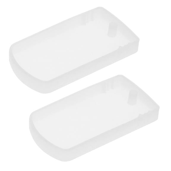 MEIBUTYUP 2-Pack Epoxy Pendant Charm Craft Molds with Perforated Flexible Silicone Design for Jewelry Making