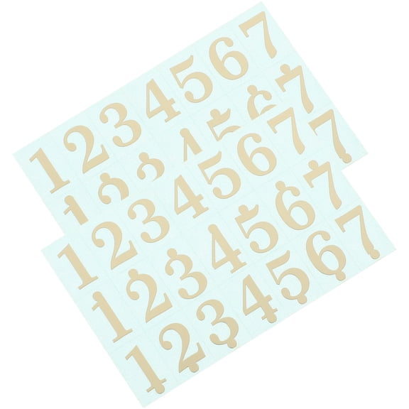 MEIBUTYUP 2Pcs Drum Sticker Decal Golden Plastic Memory Aid Three Dimensional Beginners Learning