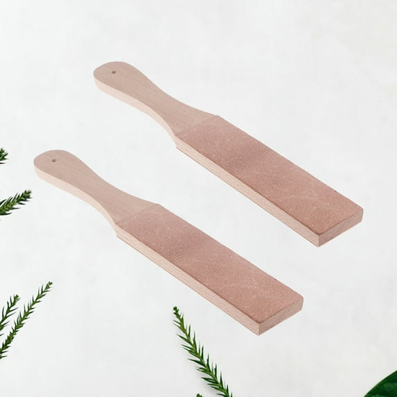 MEIBUTYUP 2 Pieces Leathercraft Hand Tools for Engraving and Craft Projects, Beige, Ideal for Beginners and Amateurs