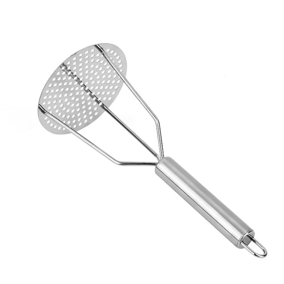 MEIBUTYUP Potato Masher Stainless Steel Set, Easy-Grip Handle, Comfortable Leverage, Kitchen Tool, 2 Pieces