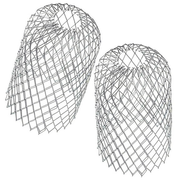 MEIBUTYUP 2Pcs Aluminum Gutter Leaf Filter for Roof Drain with Retractable Design Silver