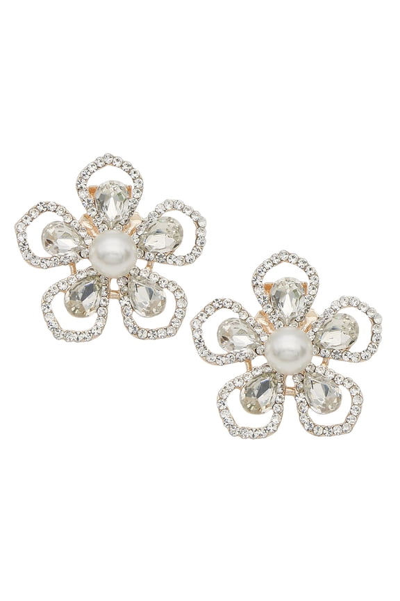 2Pcs Elegant Shoe Jewelry Clips for Bridal Pumps Multi Clip on Shoe Accessories