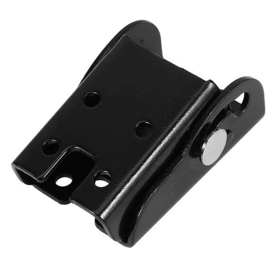 MEIBUTYUP 2Pcs Durable Iron Folding Table Hinges with Lock Black Finish