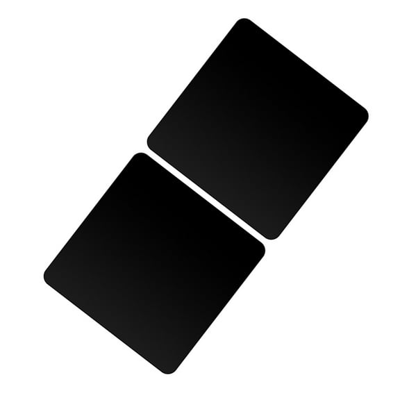 MEIBUTYUP 2Pcs Reflective Black Photo Background Board Double Sided Acrylic for Tabletop Use