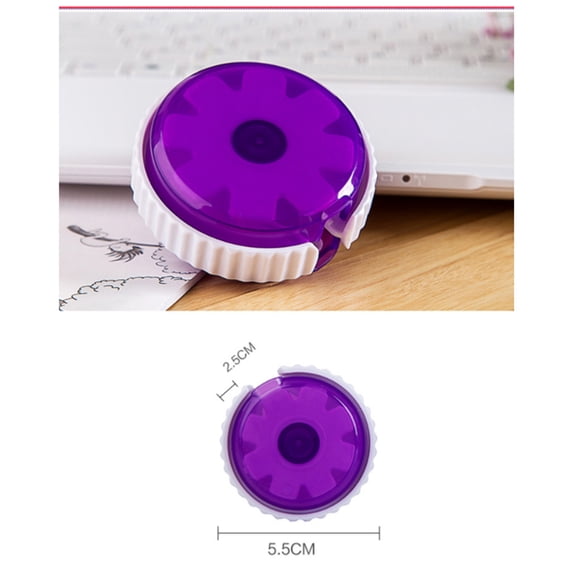 MEIBUTYUP 2Pcs Purple Cable Organizer Mobile Phone Wire Shortener Portable Storage Box