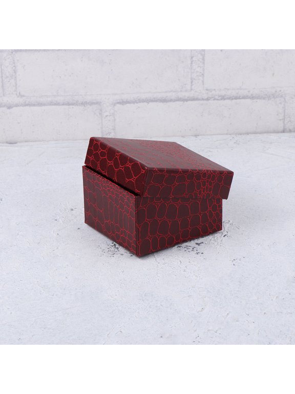 Red Watch Display Box, Durable Storage for Personal and Business Use, 2Pcs