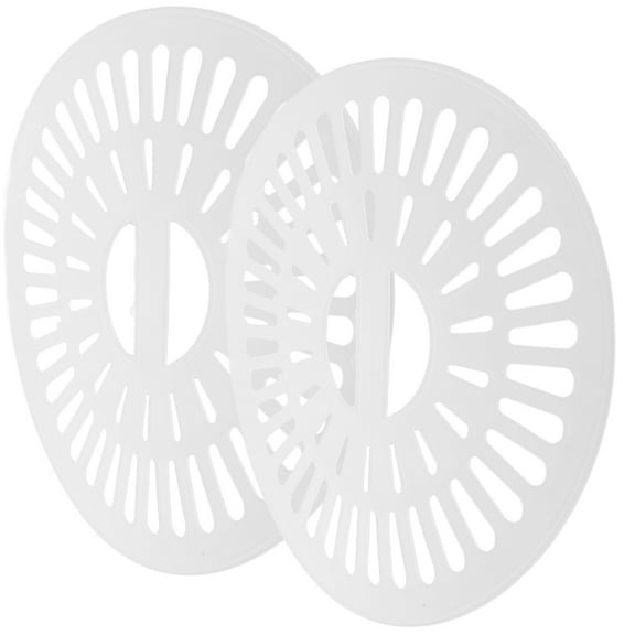 MEIBUTYUP 2-Pack Round Transparent Dryer Cap Cover Replacement for Washing Machine Parts