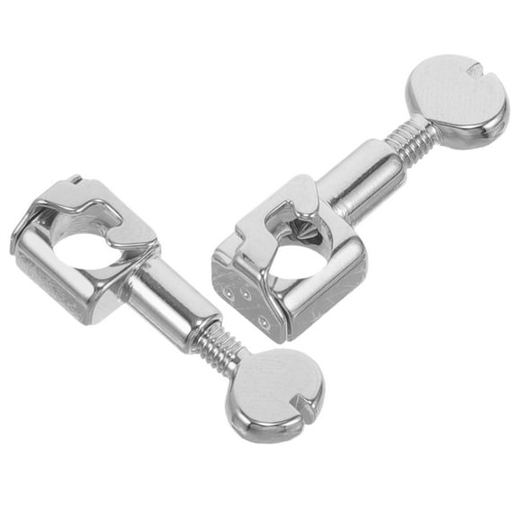 MEIBUTYUP 2Pcs Silver Metal Needle Clamp for Sewing Machine Household Spare Part Reliable and Strong
