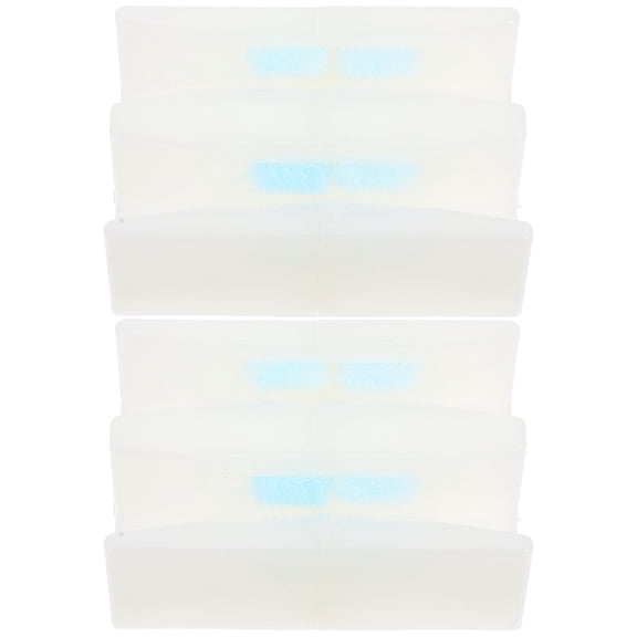 MEIBUTYUP 2-Pack White Sliding Door Guide for Frameless Glass Doors with Silent Smooth and Easy Installation