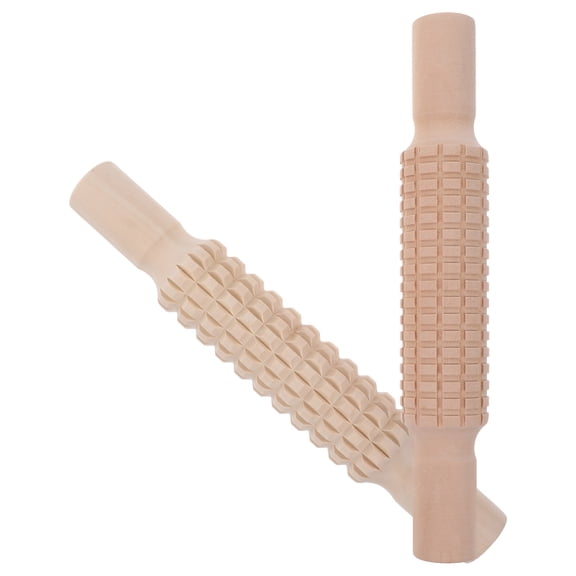 MEIBUTYUP 2Pcs Wood Roller Baking Tool For DIY Enthusiasts And Kids Crafts