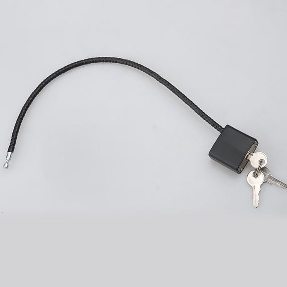 MEIBUTYUP Steel Cable Key Lock Set, Black, and Wear-Resistant, Perfect for Outdoor, Home, and Everyday Use, 2 Pieces