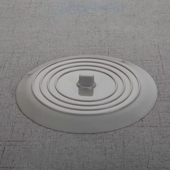 MEIBUTYUP 2Pcs Bathroom and Kitchen Silicone Sink Stoppers with Flat Contoured Base