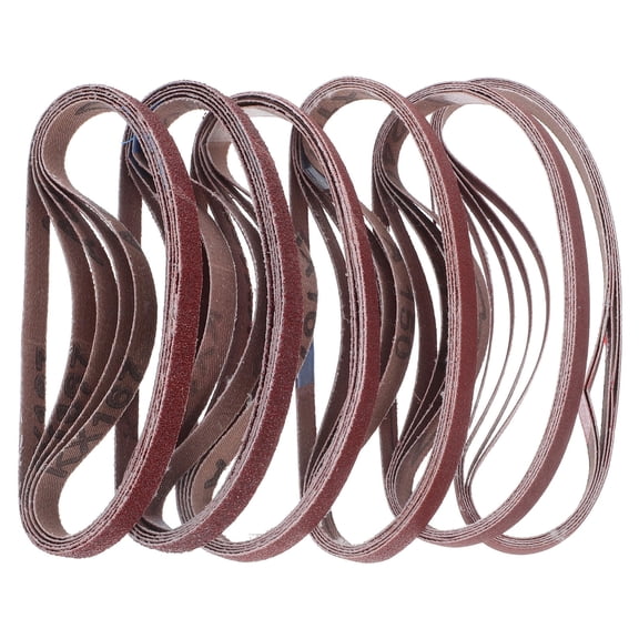 MEIBUTYUP 30pcs Brown Aluminum Oxide Sandpaper Rolls for Woodworking Polishing and Refinishing Applications