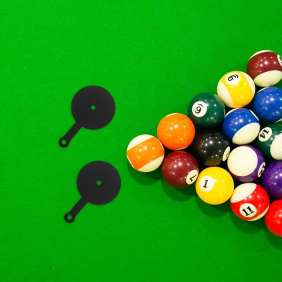 MEIBUTYUP 3-Piece Black Fiber Plastic Cue Trainer Set with Aiming Practice Tools for Billiards and Pool Players