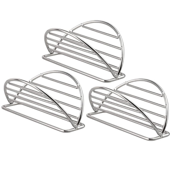 MEIBUTYUP 3-Piece Stainless Steel Taco Racks for Home Use, Food Display and Baking Accessories for Kitchen