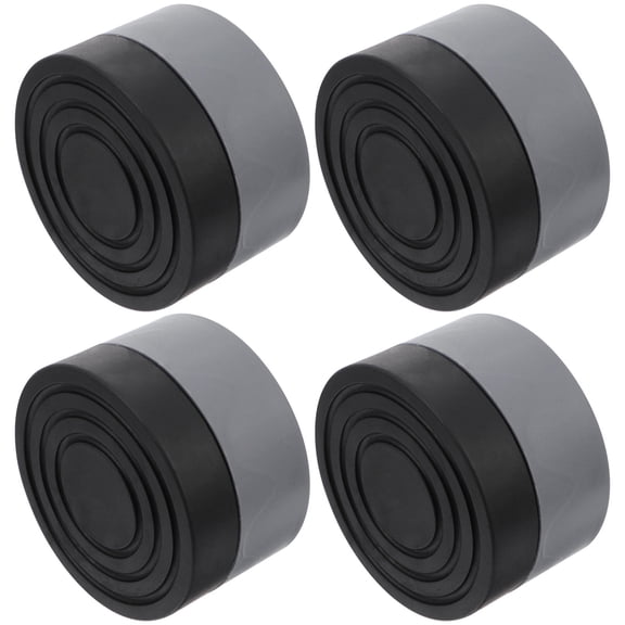 MEIBUTYUP Washer Pad Grey Plastic Non-Slip and Durable for Washing Machine 4Pcs