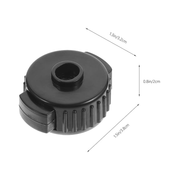 MEIBUTYUP 4Pcs Black Plastic Cymbal Quick Release Nuts for Drum Performance Use