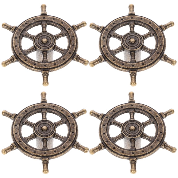 MEIBUTYUP 4-Pack Multi-Color Round Cabinet Knobs with Modern Metal Finish for Dressers, Drawers, and Furniture Hardware