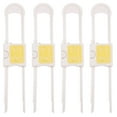 thumbnail image 1 of MEIBUTYUP 4-Pack White Sliding Cabinet Locks Child Safety Latches for Kitchen Cupboards, Secure and Easy to Use, 1 of 8