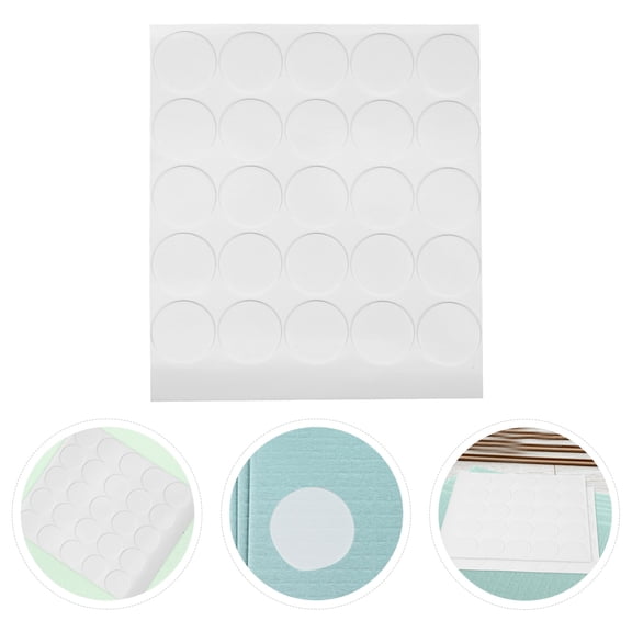 MEIBUTYUP Acoustic Adhesive ps Acrylic Transparent Adhesive Dots 5 Sheets
