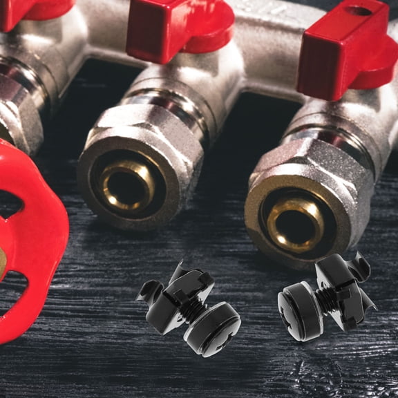 MEIBUTYUP 50Sets Professional Black Cage Nuts Tool for Home Use Flexible Sturdy and Rust Resistant