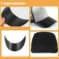 thumbnail image 1 of MEIBUTYUP 5-Pack Hat Brim Shaping Inserts with Plastic Support for Visor Hats and Caps, 1 of 8